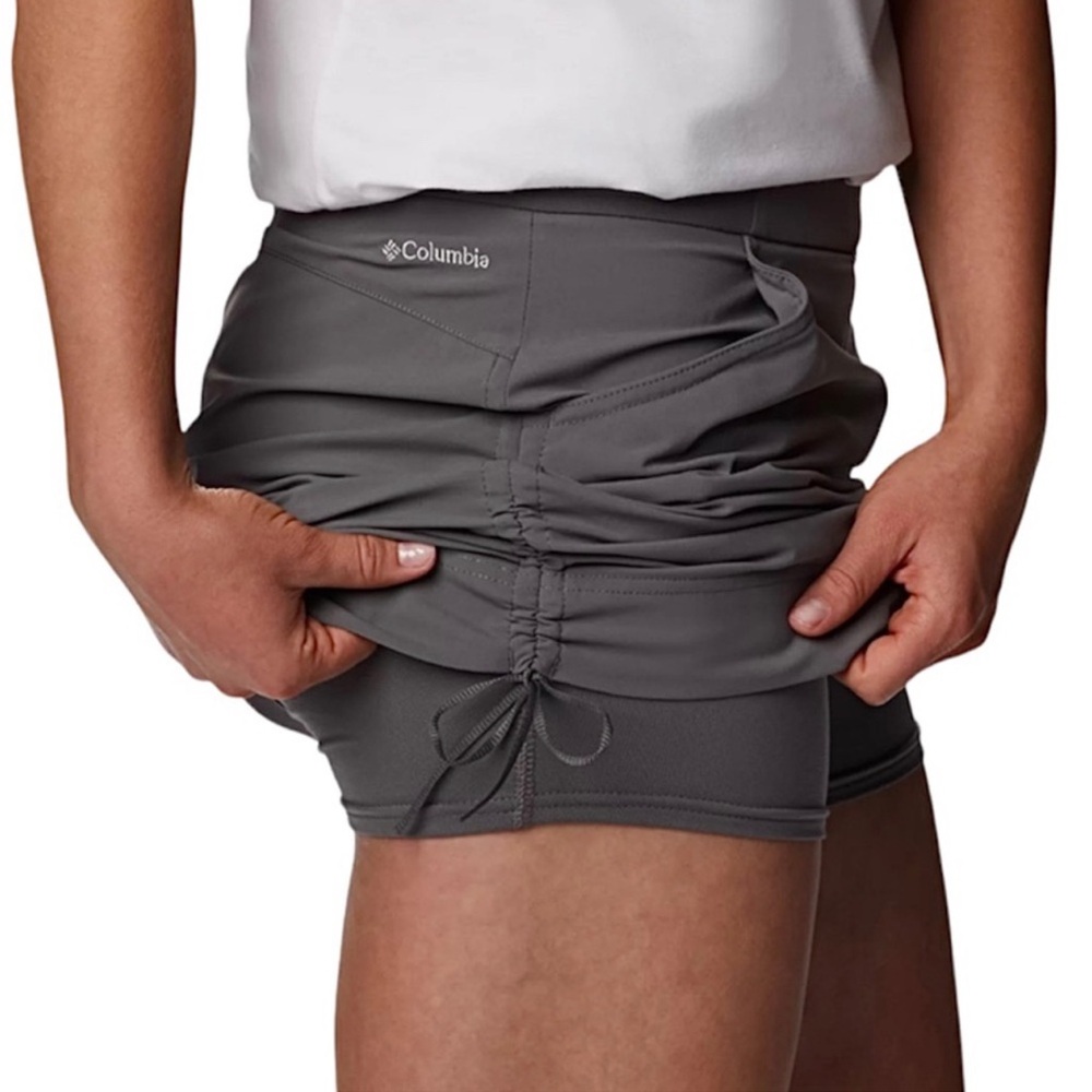 Columbia M Anytime Casual Gray Skort! NEW! - Picture 6 of 16